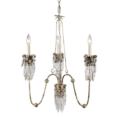 Venetian 3-Light Candle-Style Chandelier