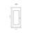 C2 Panel Black Steel Anthracite/Anthracite Prehung Front Entry Door-119484885-119484884