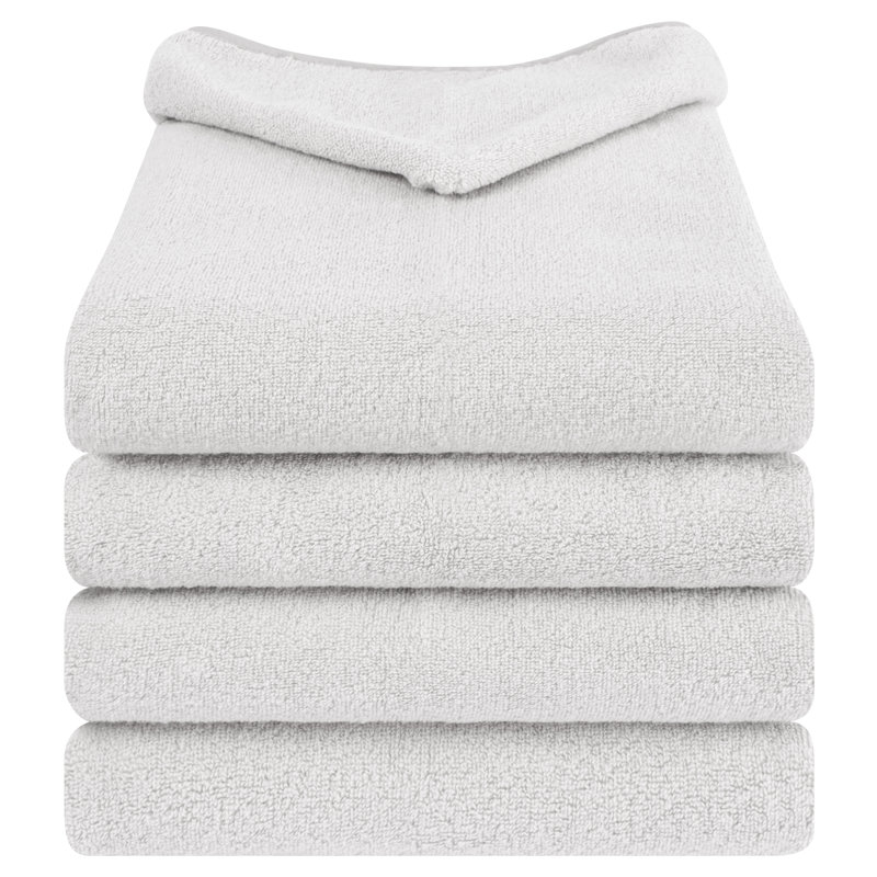 Serviettes de bain 100% coton, Gris