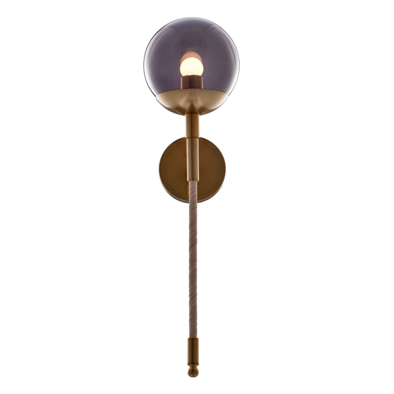 Boba 1 LT Winter Brass Wall Sconce Kalco