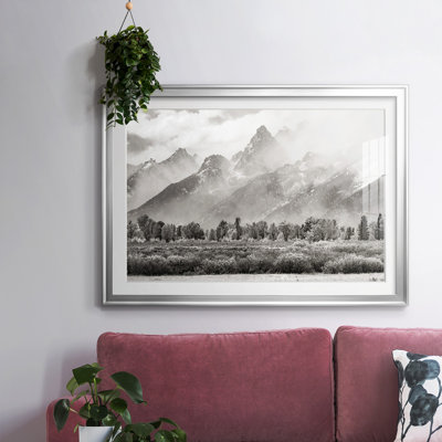 Cadre Teton avec cadre encadré et biseauté mat et verre