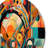 Abstract Wall Decor on Metal-88599652