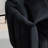 Modern Velvet Upholstered Swivel Barrel Armchair With Three Pillows-1877270867