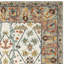 Tapis bleu / ivoire en laine / coton touffeté à la main Vahakn-24733705