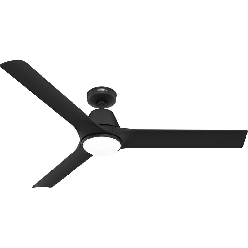 Ventilateur de plafond 60 po avec éclairage à DEL et télécommande portable Hunter