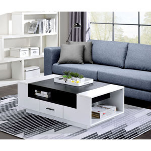 (incomplete)Calabrese Block Coffee Table with Storage