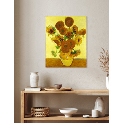 Tournesols I par Vincent Van Gogh. Worldly Famous Classic, estampe numérique