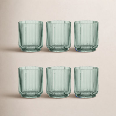 Laya Fluted Acrylic Low Tumbler Glass