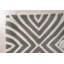 Tapis rectangulaires gris élégant et durable en laine touffetée à la main ivoire-18713927