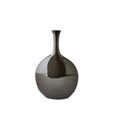 Silhouette Vase-Black-Round