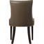 Chaise rembourrée en cuire véritable Cutler