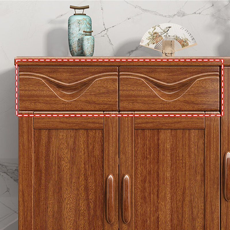 European style small storage shoe cabinet