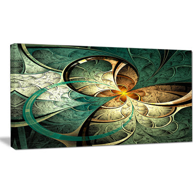 « dark yellow yellow fleur », reproduction d’impression sur toile tendue