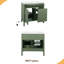 Lavabo de salle de bain 35,6 "Mid-Century avec verre à motif et bande lumineuse à capteur de mouvement, lavabo de salle de bain autoportant Farmhouse avec rangement-1743728963