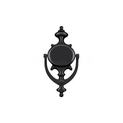 Deltana DK854U19 Door Knocker, Imperial in Paint Black
