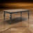 Brad Dining Table, 79 Inch Rectangular, Sand Brown, Charcoal Grey
