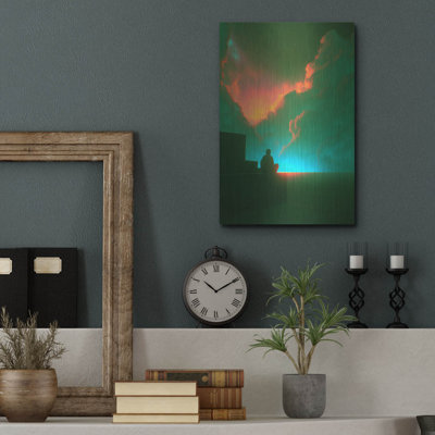  'Distant Echoes Copy' by Ann Klee Metal Wall Art, 12" x 16"