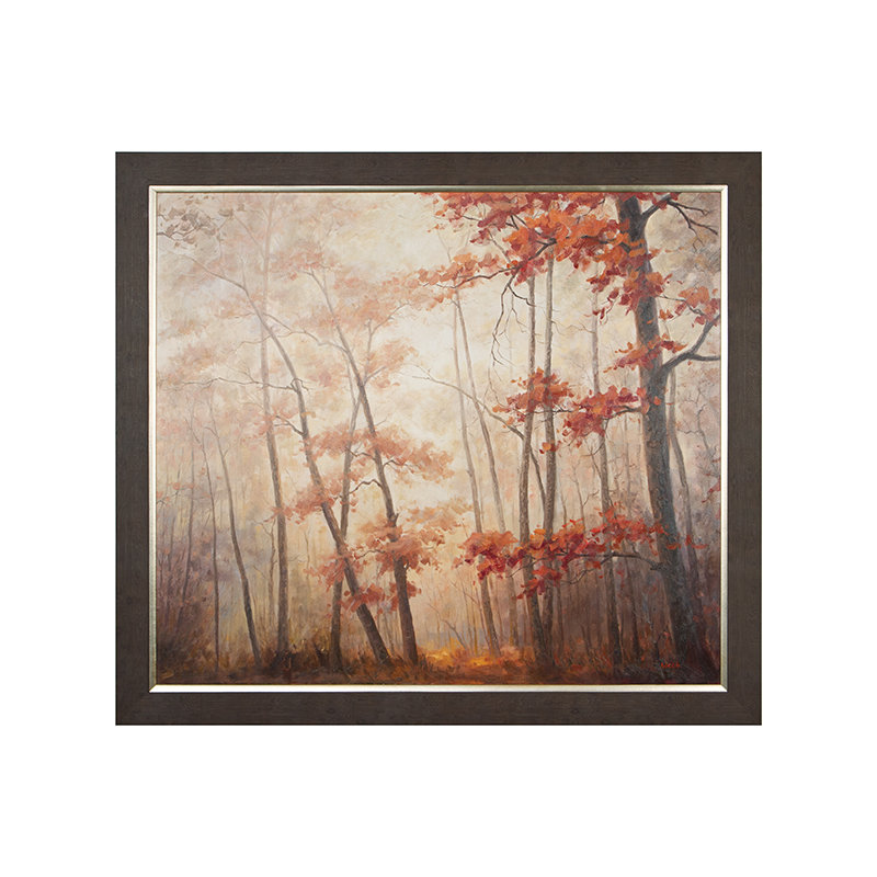 Ciel teinté - peinture encadrée