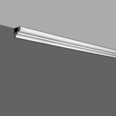 American Pro Decor 5/8 in x 5/8 in. x 96 in. Plain Recycled Polystyrene Solid Crown Moulding Pro Pack 160 LF (20-Pack)