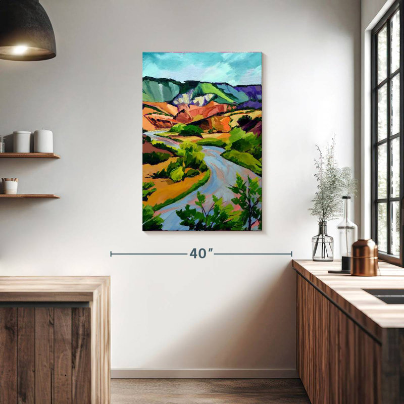 Hannes New Mexico Landscape, 39" H x 26" W