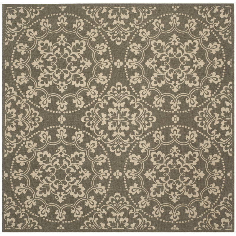Haylie Hand Loomed Jute Rug, Square 6' x 6'