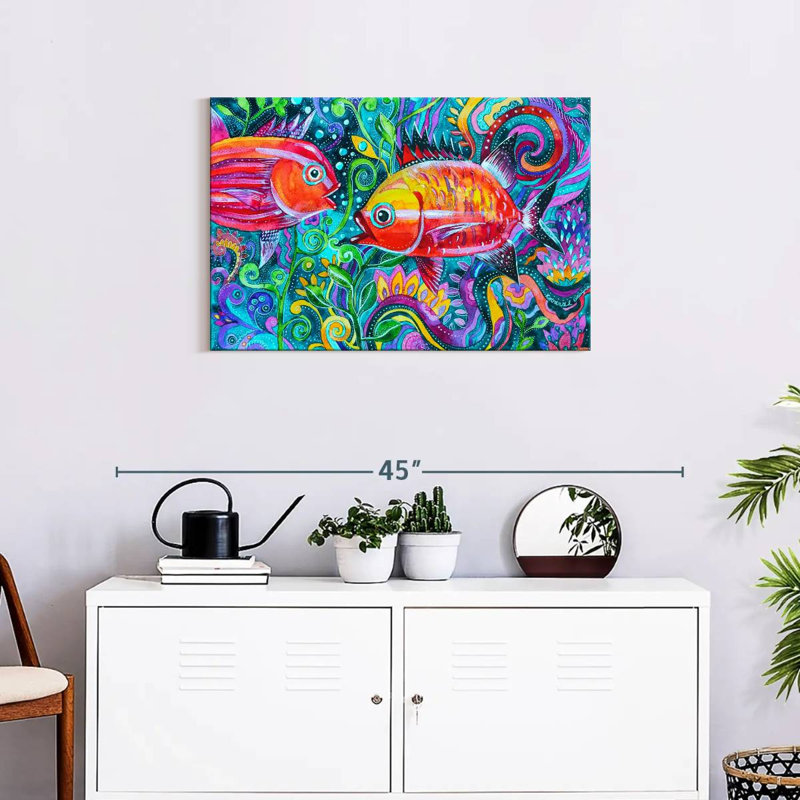 Brampt Underwater Fish, 20" H x 30" W