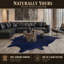 Stalham Handmade Cowhide Midnight Area Rug in , Novelty 6' x 7'