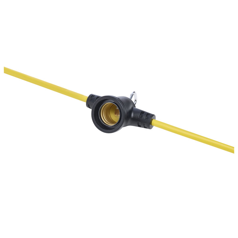 Guirlande de 100 lumières en plastique E26, 8.27" H x 1200" W x 4.8" D