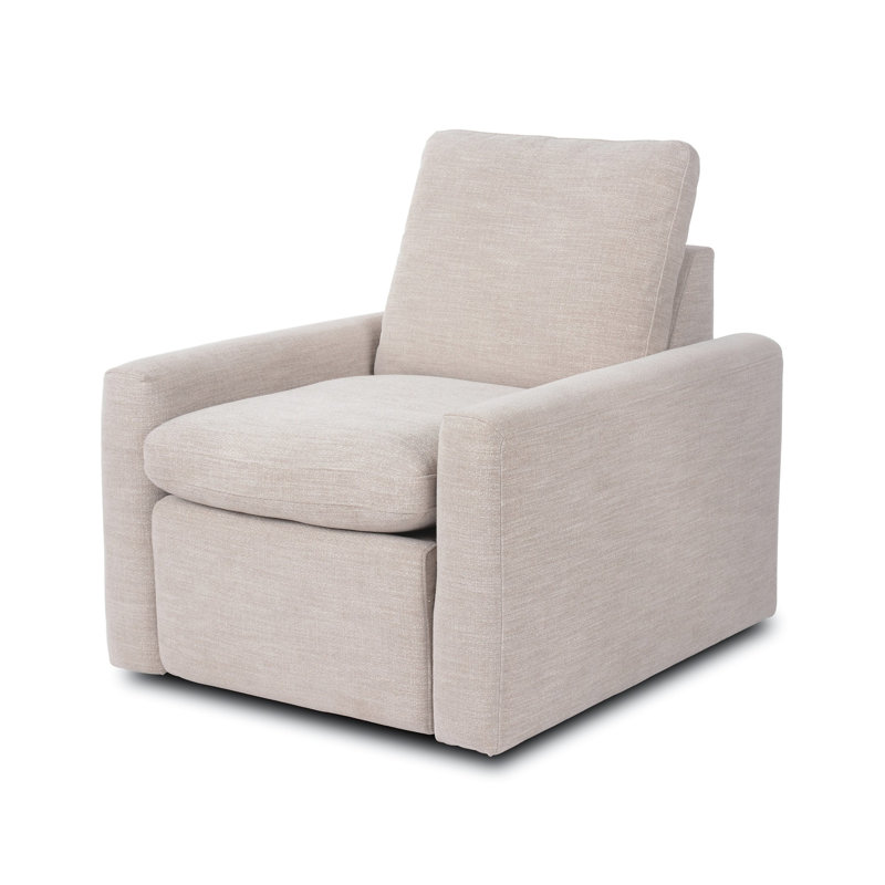 Tillery Recliner, Polyester Blend, Crypton Nomad Snow
