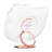 Nakyiah Hello Kitty Makeup Mirror with Stand, Adjustable Brightness Daylight LED Lighted Compact Mirror-604443501