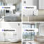 Grille de registre décorative pour mur et plafond en métal blanc mat carré-108369905