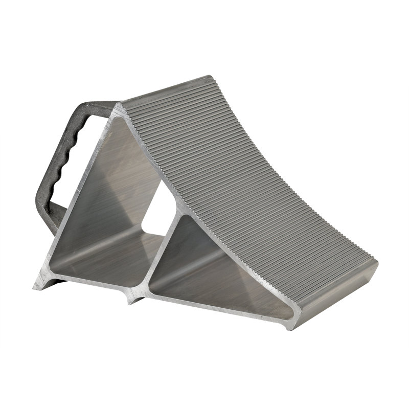 Aluminum Wheel Chock With Hand Grip
