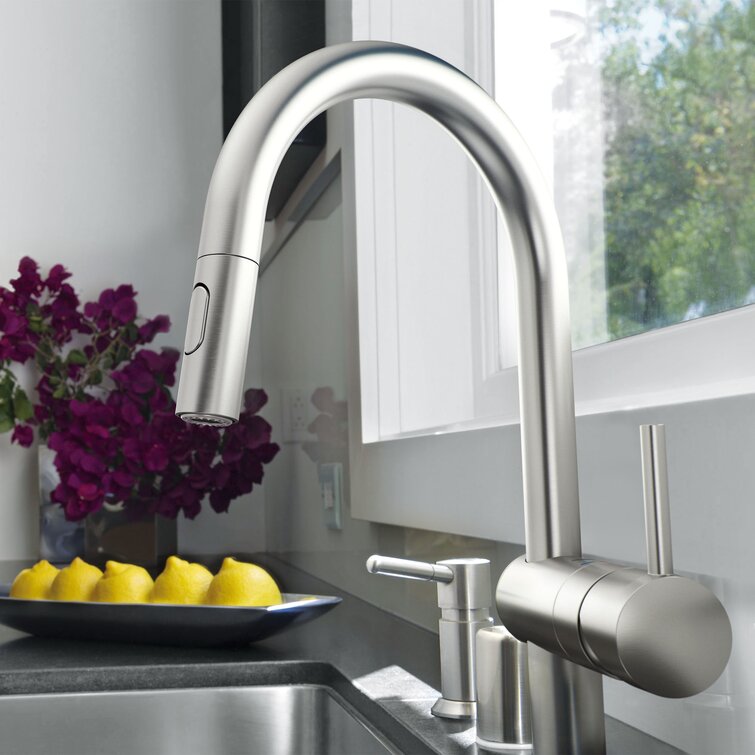 GROHE Minta® Pull Out Kitchen Faucet  Reviews Wayfair Canada