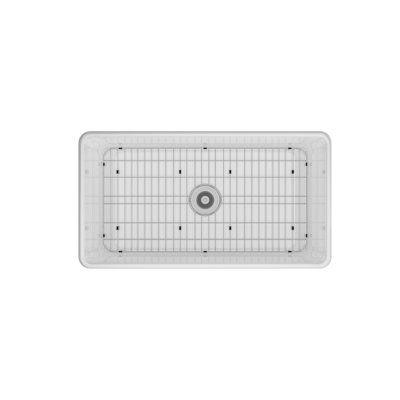 32.59'' L Single Bowl Fireclay Kitchen Sink