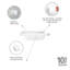 Porte-papier hygiénique Brabantia Mindset-108647952