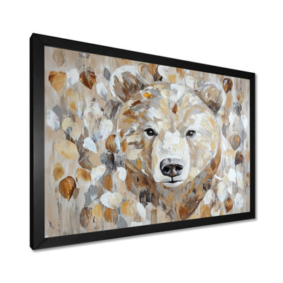 Bear Eye Mosaic Portrait - Bear Wall Décor