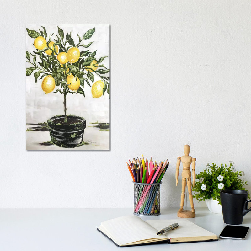 Lemon Tree - Wrapped Canvas Print, 20.32 cm H x 30.48 cm W