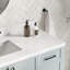 ARIEL Kelly 54 Single Sink Bathroom Vanity with Carrara Quartz Top-344949048