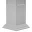 Ensemble de colonnes encastrées carrées classiques en PVC non capitonnés Craftsman Classic Crown Capital & Crown Base-36091977