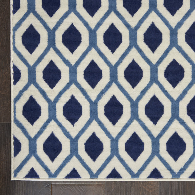 Tapis blanc Bo, Rectangle 5 pi 3 po x 7 pi 3 po