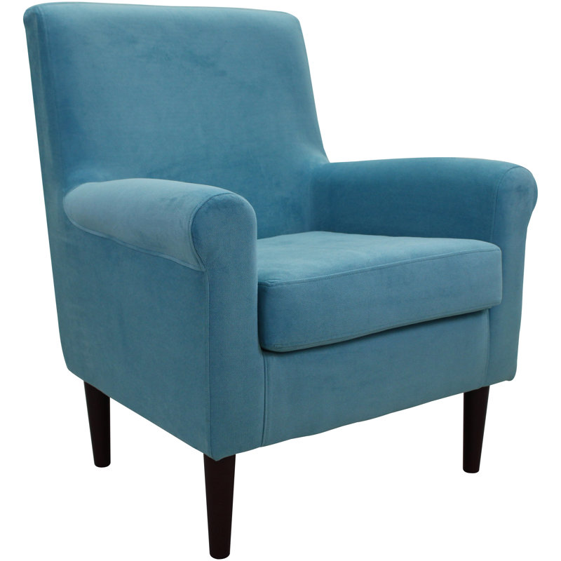 Fauteuil de 28 po de largeur Ronald, Bleu sarcelle