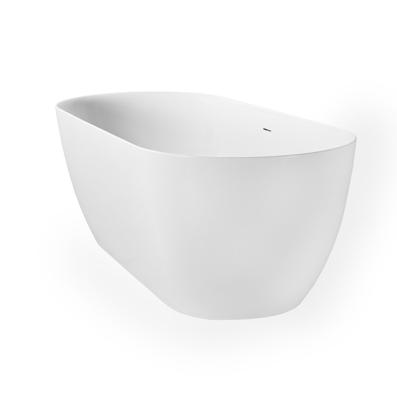 Luxueuse baignoire autoportante en acrylique pour une salle de bain de style spa