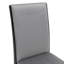 Burbach 19.2cm H Velvet Upholstered Parsons Chair in Grey