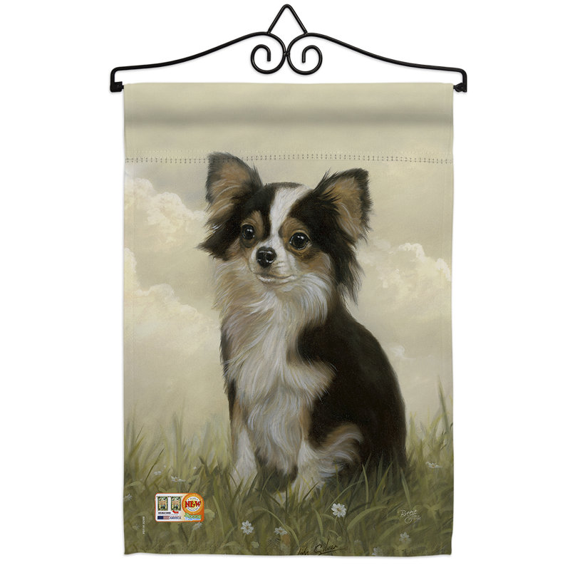 Double Sided 18.5 in. H x 13 in. W Polyester Animal Flag set