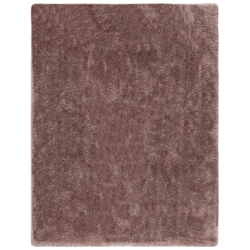 Tapis performance à poil long de couleur unie touffeté à la main de luxe Bevan, Rectangulaire 2 pi x 3 pi