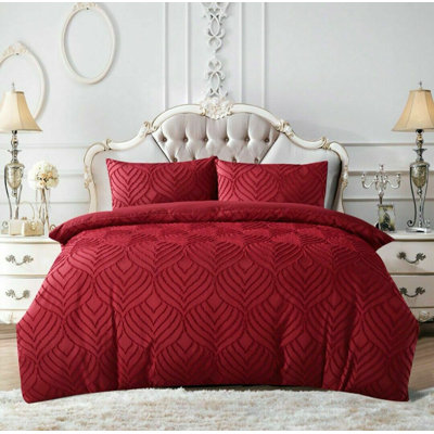 Mercer41 Garnes Damask Duvet Cover Set with Pillowcases
