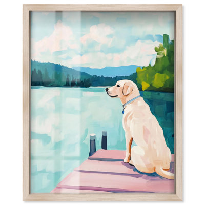 «Dockside Companion Shadowbox», impression côtière par Art Remedy