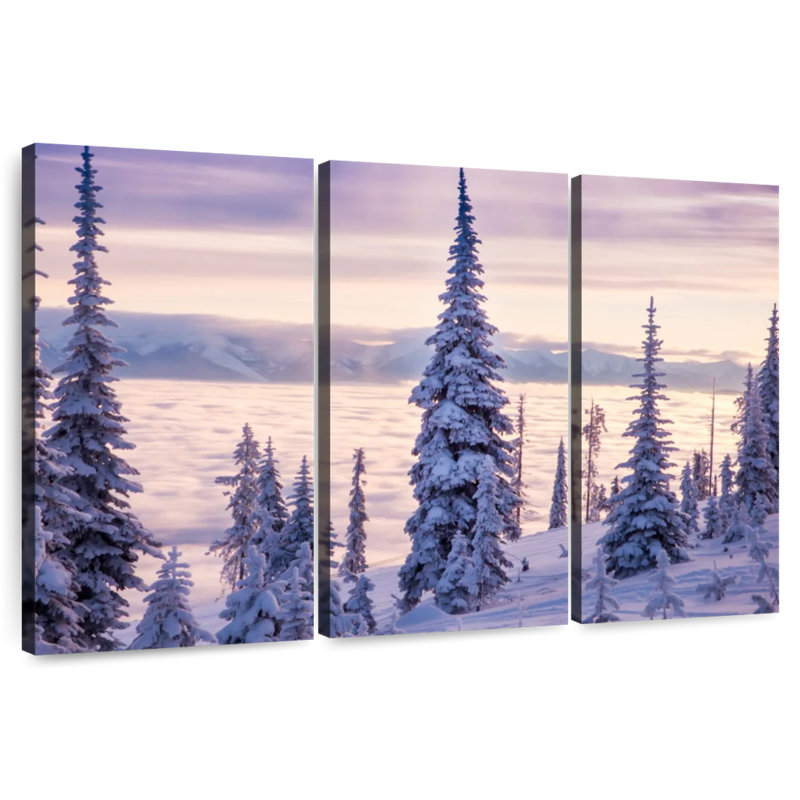 Alvord Snowy Flathead Lake, 28" H x 45" W
