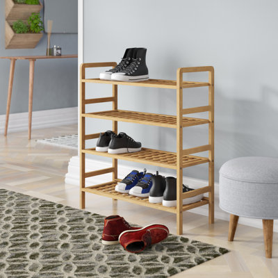 Amelie Solid Wood Shoe Rack