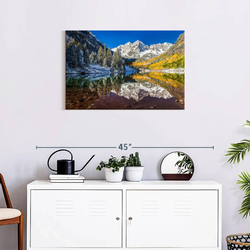 Alvord Majestic Maroon Bells, H 20 po x l 30 po